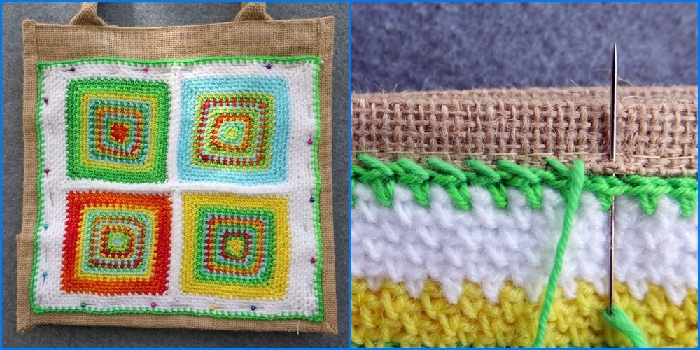 Blog-Inhaltsbild für 'Geniales Häkelmuster von innen nach außen - Kostenlose Häkelanleitung für Tasche'