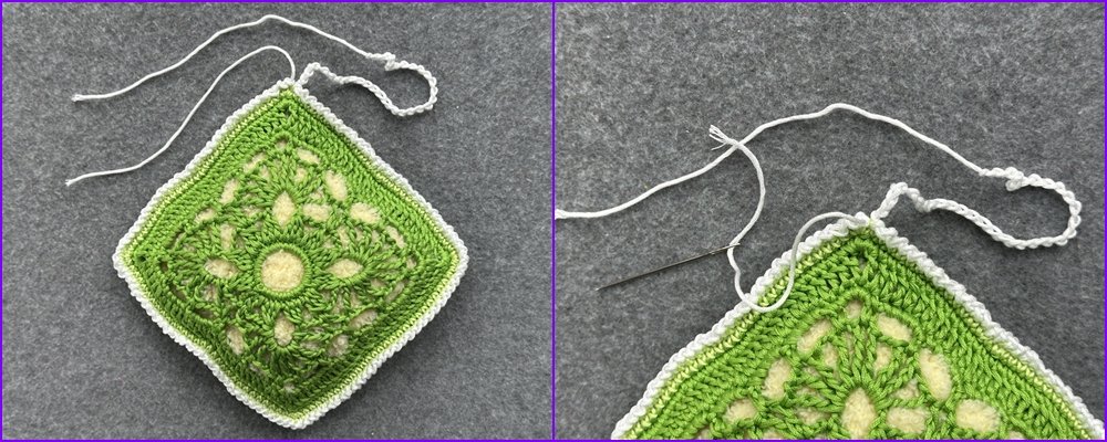 Blog-Inhaltsbild für 'Verspieltes Duftkissen oder Deko aus Garnresten - Kostenlose Häkelanleitung'