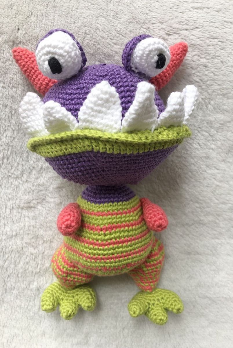 Blog-Inhaltsbild für 'Häkelanleitung Monster'