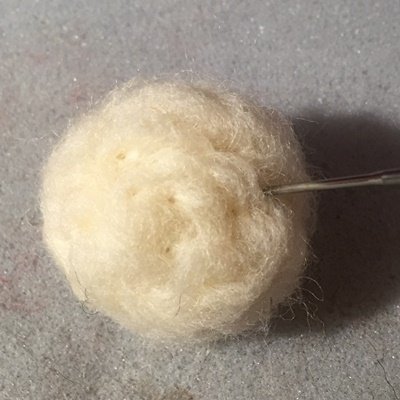 Blog-Inhaltsbild für 'Zarte Fee aus Filz ("Märchenwolle") - Teil 1'