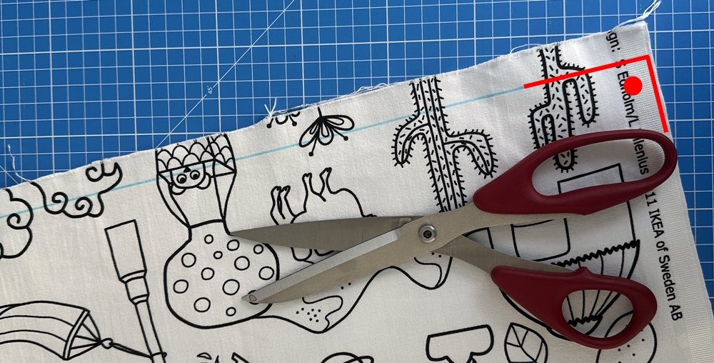 Blog-Inhaltsbild für 'Nähprojekt für Nähanfänger = Beschäftigungsidee für die ganze Familie'