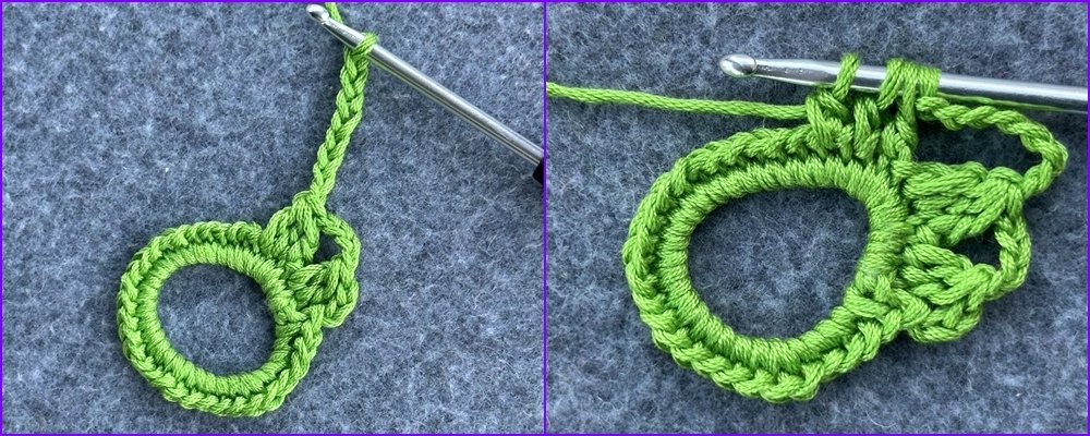 Blog-Inhaltsbild für 'Verspieltes Duftkissen oder Deko aus Garnresten - Kostenlose Häkelanleitung'