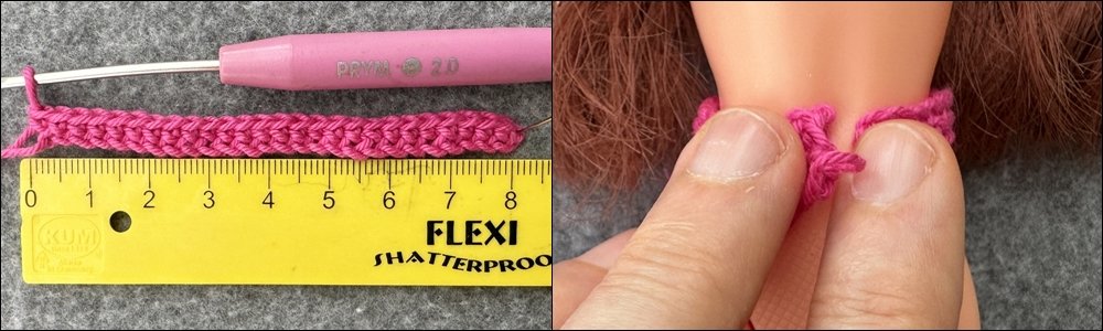 Blog-Inhaltsbild für 'Überrock oder Cape für kleine Puppen häkeln  – kostenlose Häkelanleitung'