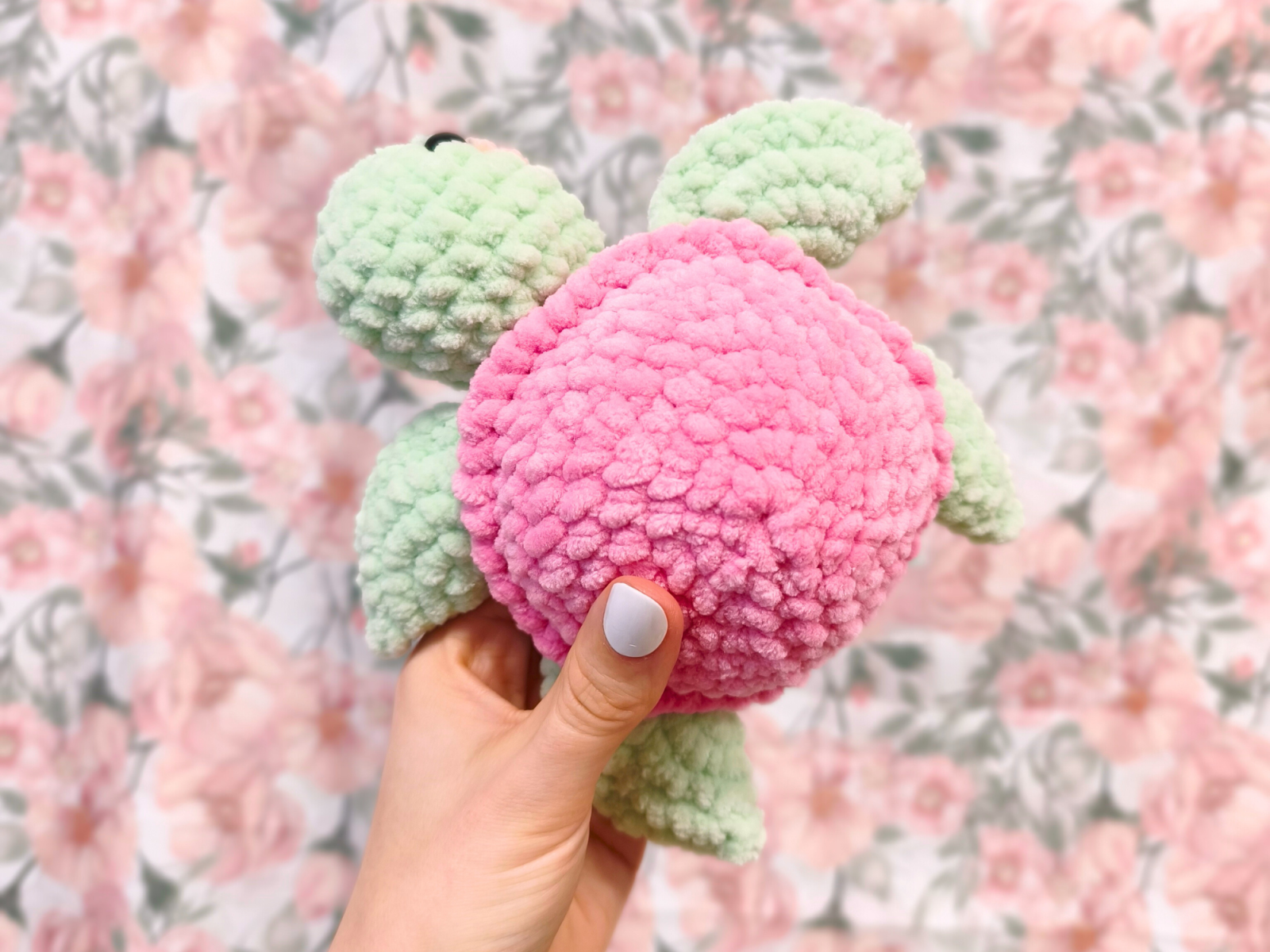 Blog-Inhaltsbild für 'Kostenlose Häkelanleitung - Schildkröte „Rosa“'