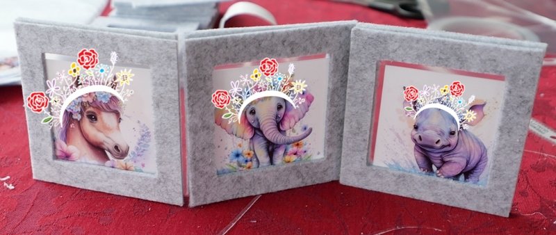 Blog-Inhaltsbild für 'Kostenlose Bastelanleitung: Wechselbilderahmen aus Filz'