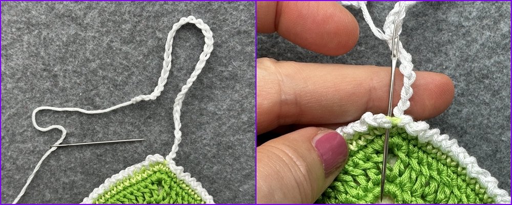 Blog-Inhaltsbild für 'Verspieltes Duftkissen oder Deko aus Garnresten - Kostenlose Häkelanleitung'