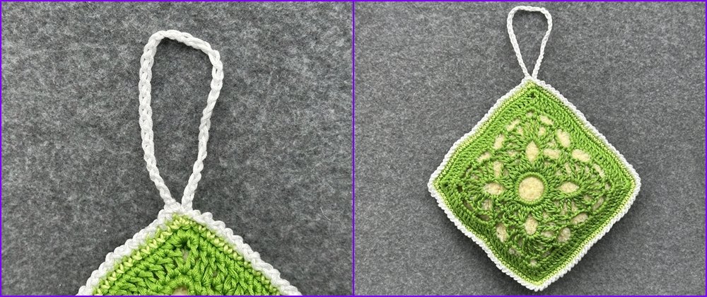 Blog-Inhaltsbild für 'Verspieltes Duftkissen oder Deko aus Garnresten - Kostenlose Häkelanleitung'