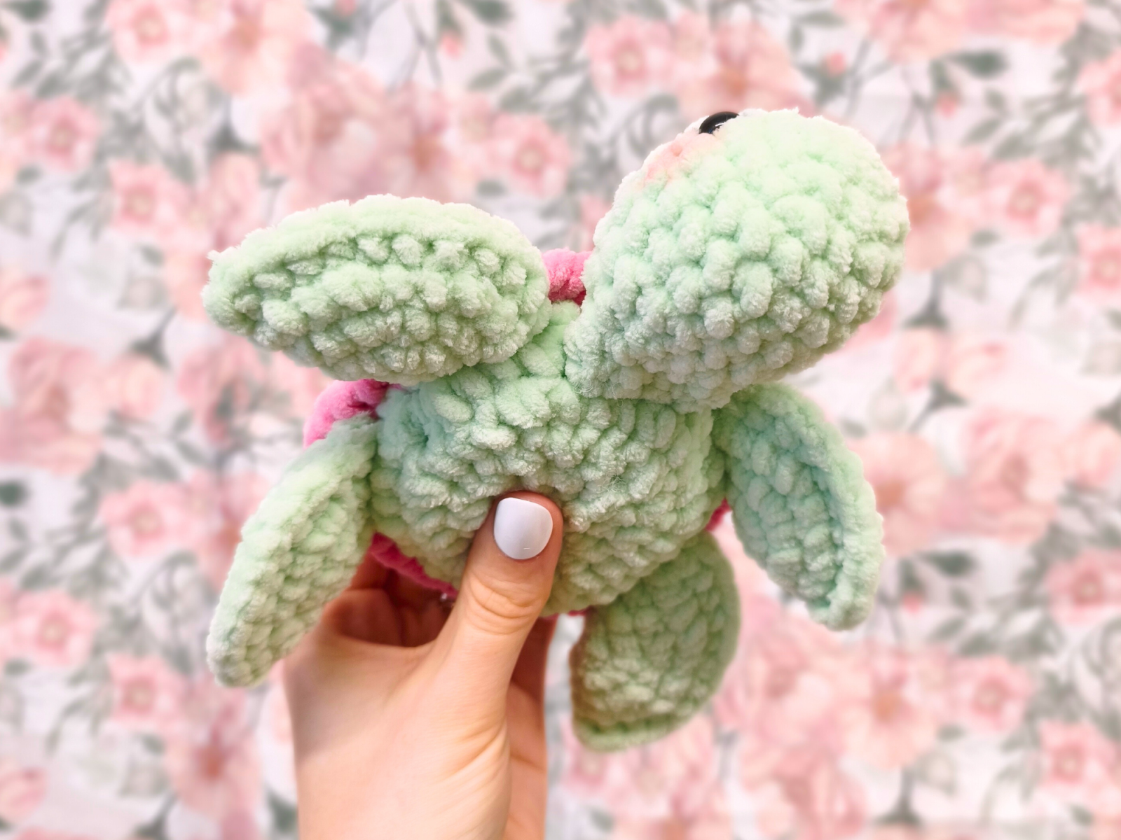 Blog-Inhaltsbild für 'Kostenlose Häkelanleitung - Schildkröte „Rosa“'