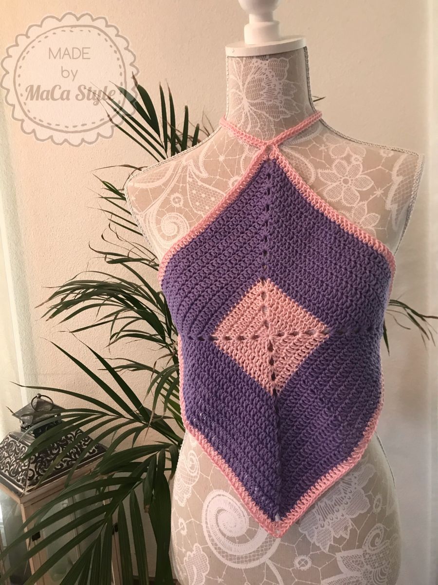 Blog-Inhaltsbild für 'Top aus Granny Square häkeln'