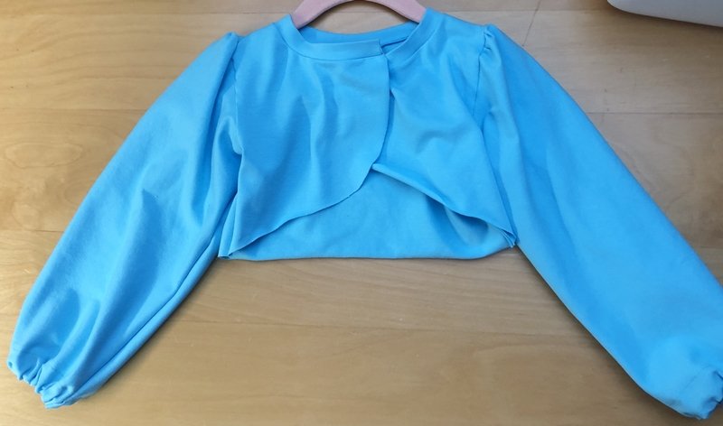 Blog-Inhaltsbild für 'Bolero nähen für Nähanfänger'