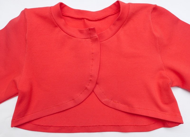 Blog-Inhaltsbild für 'Bolero nähen für Nähanfänger'