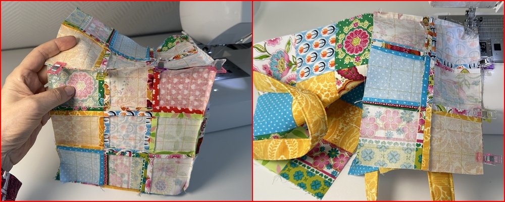 Blog-Inhaltsbild für 'Kindertasche im Patchwork-Style - Kostenlose Nähanleitung'