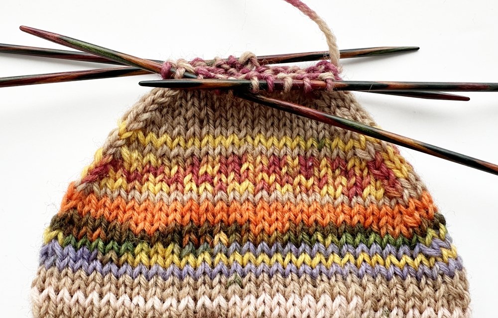 Blog-Inhaltsbild für 'Socken-Workshop Teil 3: Spickel, Fuß und Spitze'