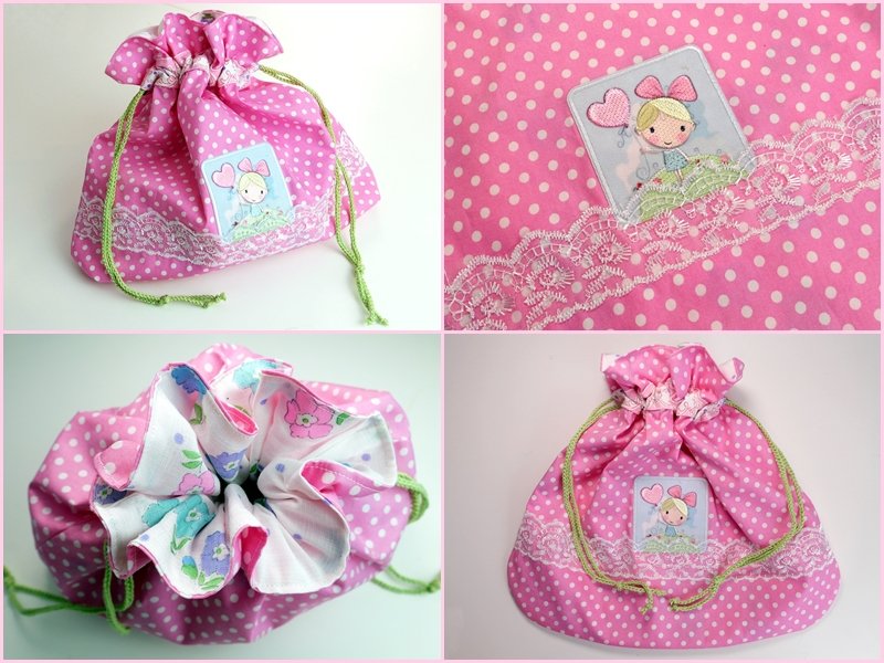 Blog-Inhaltsbild für 'Zugbeutel mit Innenfutter selbst nähen - Kostenlose Nähanleitung'