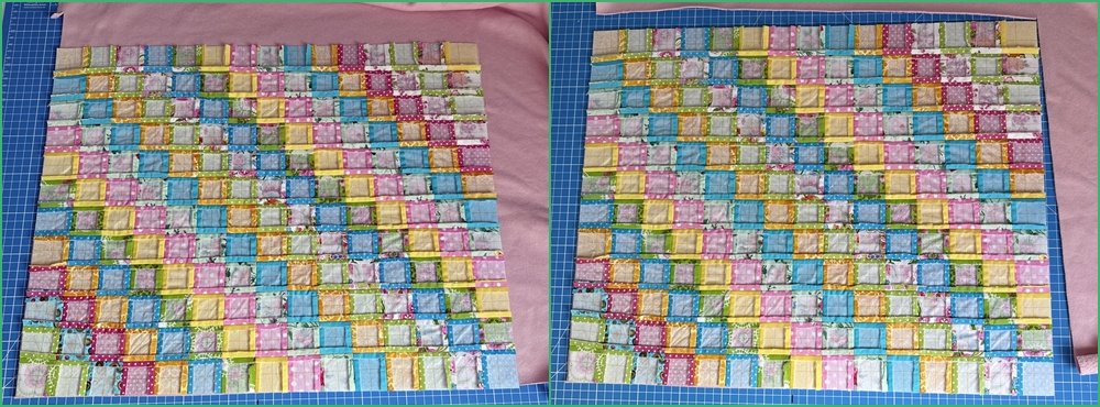 Blog-Inhaltsbild für 'Näh-Workshop Teil 2: Patchwork-Bettdecke für das Puppenbett'