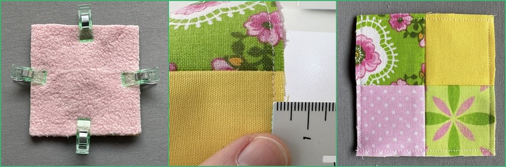 Blog-Inhaltsbild für 'Näh-Workshop Teil 2: Patchwork-Bettdecke für das Puppenbett'