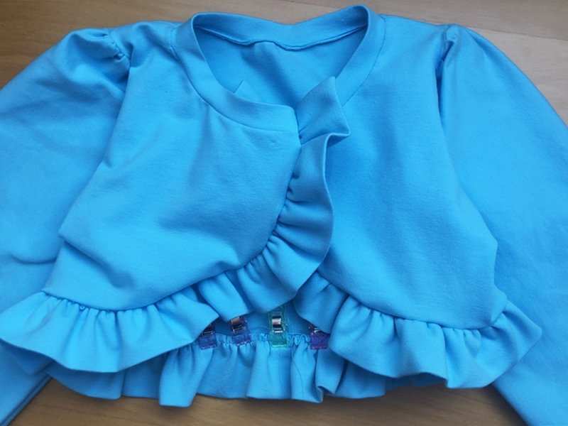 Blog-Inhaltsbild für 'Bolero nähen für Nähanfänger'