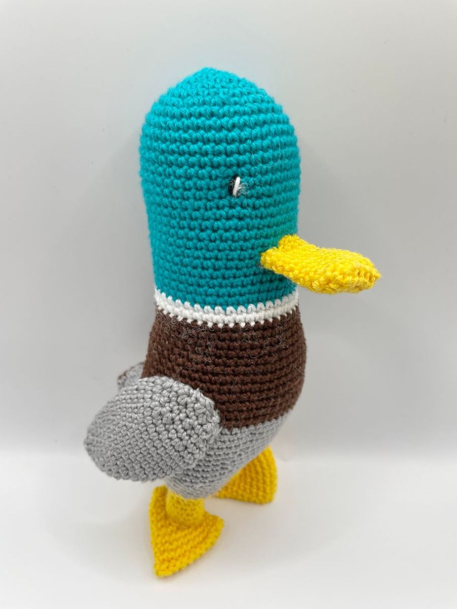 Blog-Inhaltsbild für 'Kostenlose Häkelanleitung Amigurumi Ente'