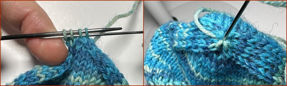 Blog-Inhaltsbild für 'Socken-Workshop Teil 3: Spickel, Fuß und Spitze'