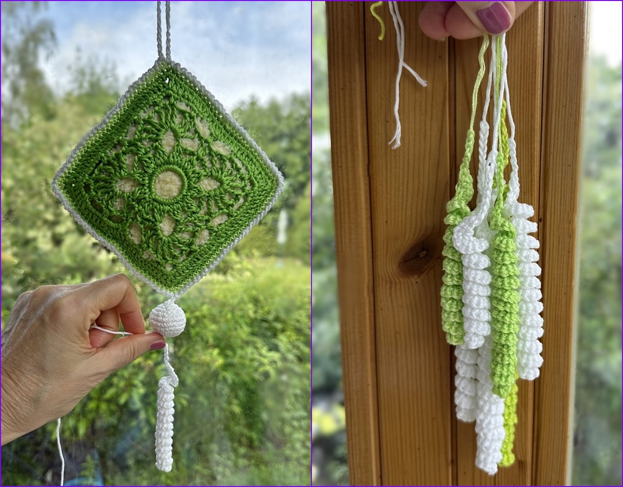 Blog-Inhaltsbild für 'Verspieltes Duftkissen oder Deko aus Garnresten - Kostenlose Häkelanleitung'