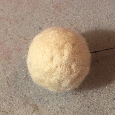 Blog-Inhaltsbild für 'Zarte Fee aus Filz ("Märchenwolle") - Teil 1'