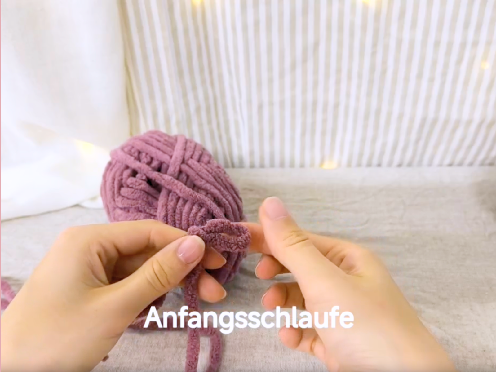 Blog-Inhaltsbild für 'Fingerhäkeln lernen - Häkeln ganz ohne Häkelnadel'