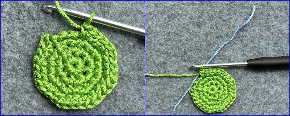 Blog-Inhaltsbild für 'Etwas Praktisches für den Garten: Tischtuchbeschwerer aus Garnresten häkeln'