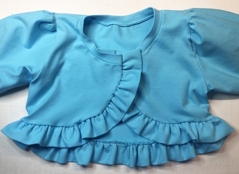 Blog-Inhaltsbild für 'Bolero nähen für Nähanfänger'