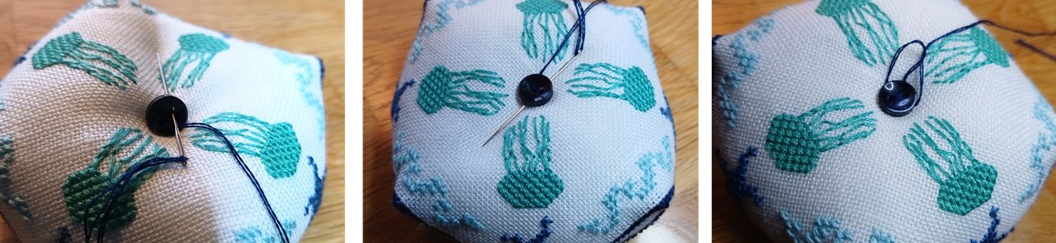 finishing of a biscornu diy