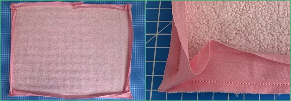 Blog-Inhaltsbild für 'Näh-Workshop Teil 2: Patchwork-Bettdecke für das Puppenbett'