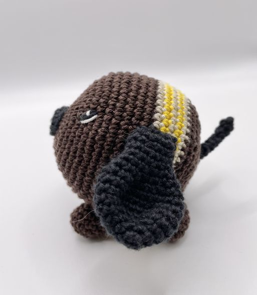 Blog-Inhaltsbild für 'Kostenlose Häkelanleitung Hund'