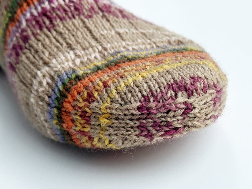 Blog-Inhaltsbild für 'Socken-Workshop Teil 3: Spickel, Fuß und Spitze'
