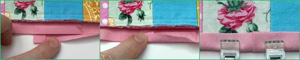 Blog-Inhaltsbild für 'Näh-Workshop Teil 2: Patchwork-Bettdecke für das Puppenbett'
