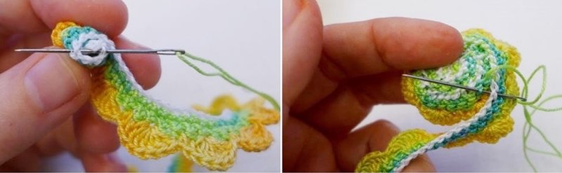 Blog-Inhaltsbild für 'Kostenlose Häkelanleitung: 3D-Blüten mit und ohne Perlen häkeln'