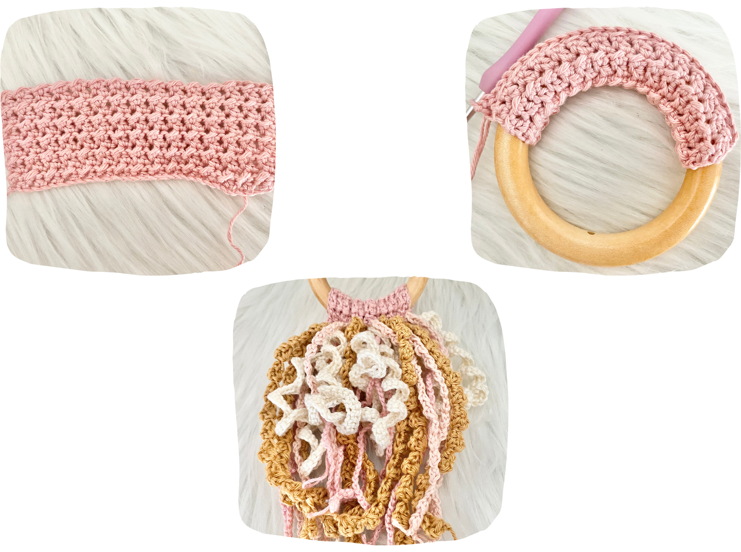 Blog-Inhaltsbild für 'Quallengreifring, kostenlose Häkelanleitung von Wolldiamant'