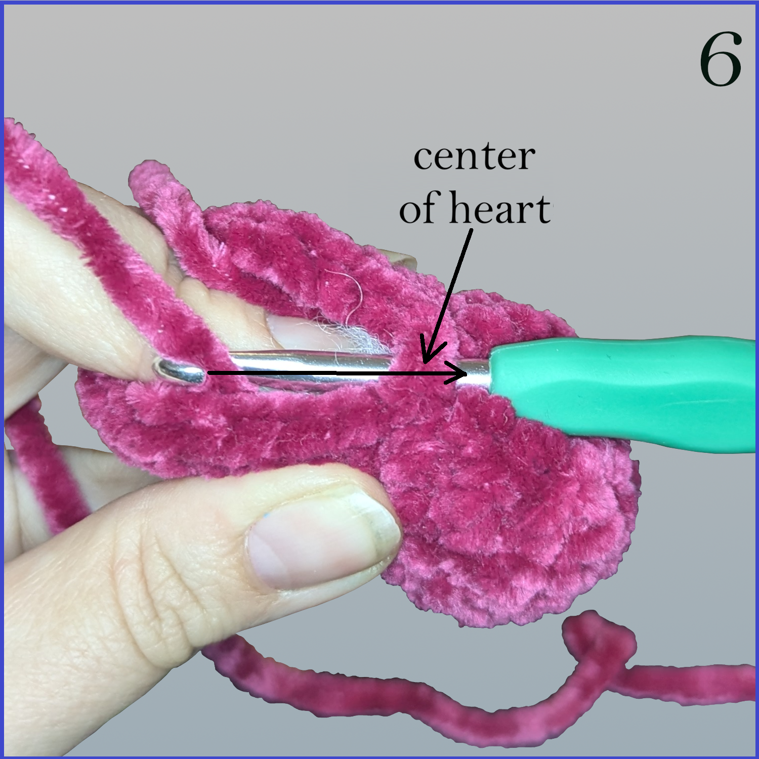 Blog content image for 'Free Crochet Pattern Little Cuddly Heart'