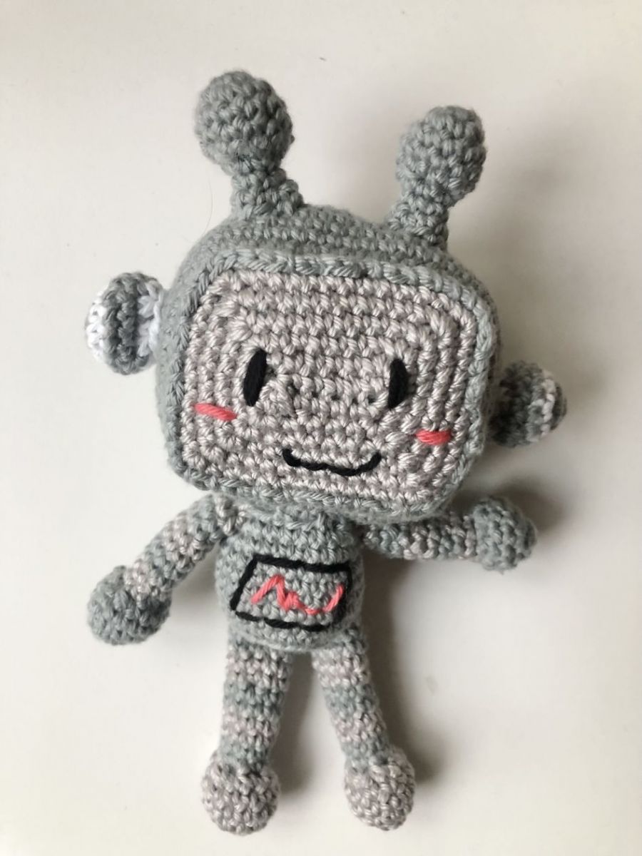 Blog-Inhaltsbild für 'Häkelanleitung Roboter'