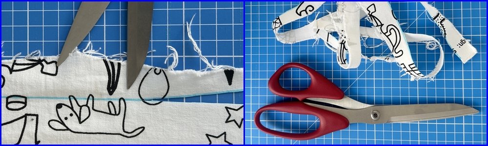 Blog-Inhaltsbild für 'Nähprojekt für Nähanfänger = Beschäftigungsidee für die ganze Familie'