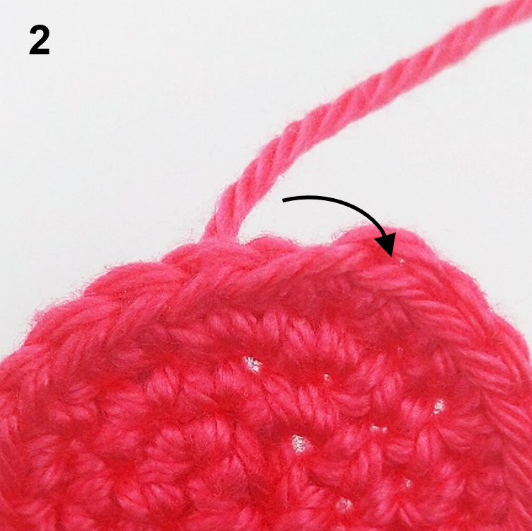 Blog-Inhaltsbild für 'Häkeltechniken und Tipps für Amigurumi  – Unsichtbarer Abschluss bei Spiralrunden'