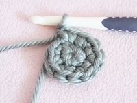 Alternativer Fadenring mit zwei Runden