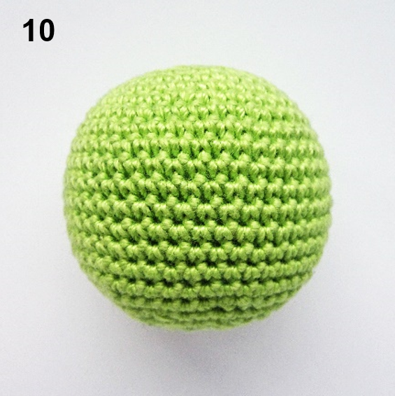 Blog-Inhaltsbild für 'Häkeltechniken und Tipps für Amigurumi  – Runde Kugel in verschiedenen Größen'