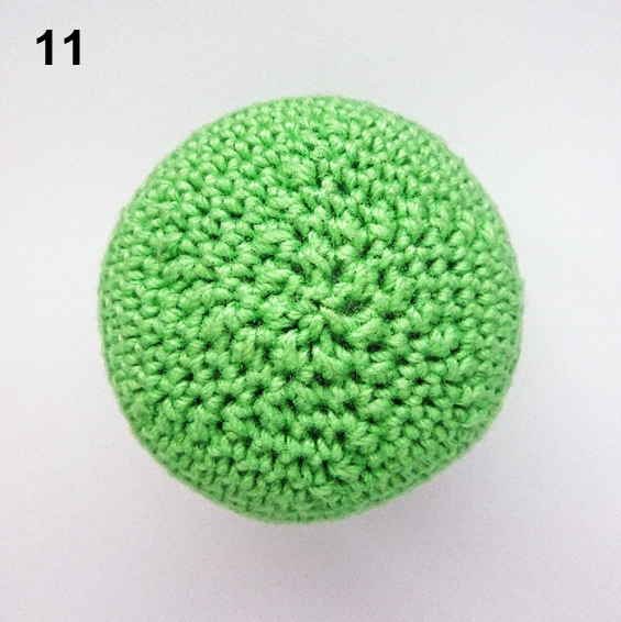 Blog-Inhaltsbild für 'Häkeltechniken und Tipps für Amigurumi  – Runde Kugel in verschiedenen Größen'