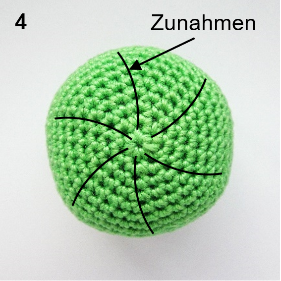 Blog-Inhaltsbild für 'Häkeltechniken und Tipps für Amigurumi  – Runde Kugel in verschiedenen Größen'