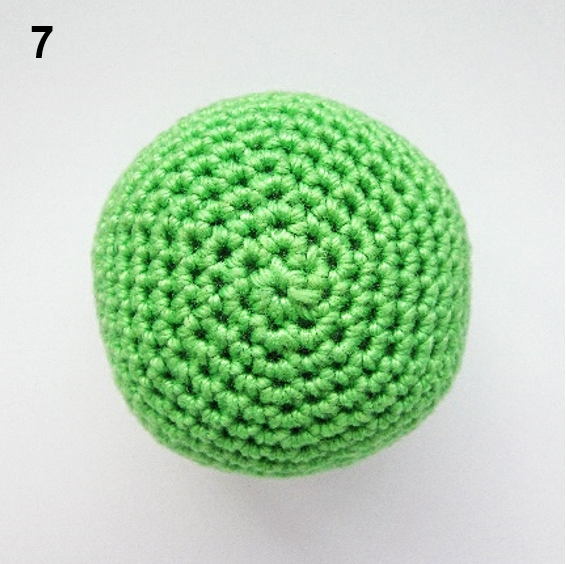 Blog-Inhaltsbild für 'Häkeltechniken und Tipps für Amigurumi  – Runde Kugel in verschiedenen Größen'