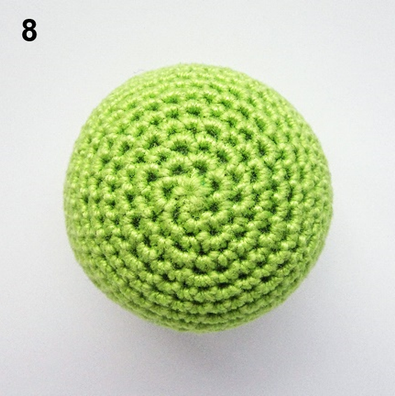 Blog-Inhaltsbild für 'Häkeltechniken und Tipps für Amigurumi  – Runde Kugel in verschiedenen Größen'