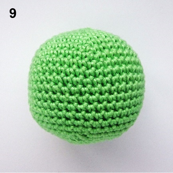 Blog-Inhaltsbild für 'Häkeltechniken und Tipps für Amigurumi  – Runde Kugel in verschiedenen Größen'