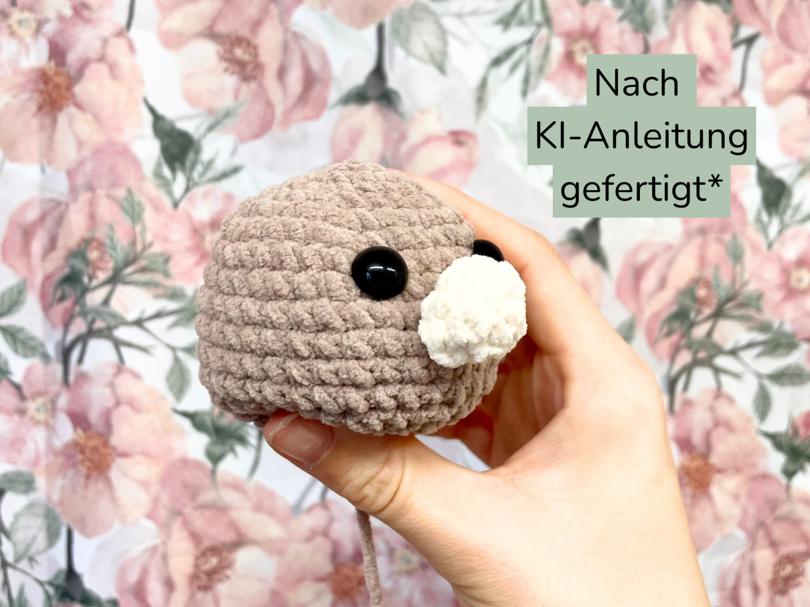 Blog-Inhaltsbild für 'Amigurumis mit KI häkeln? Alles über Inspiration, Gefahren und hilfreiche Tipps'