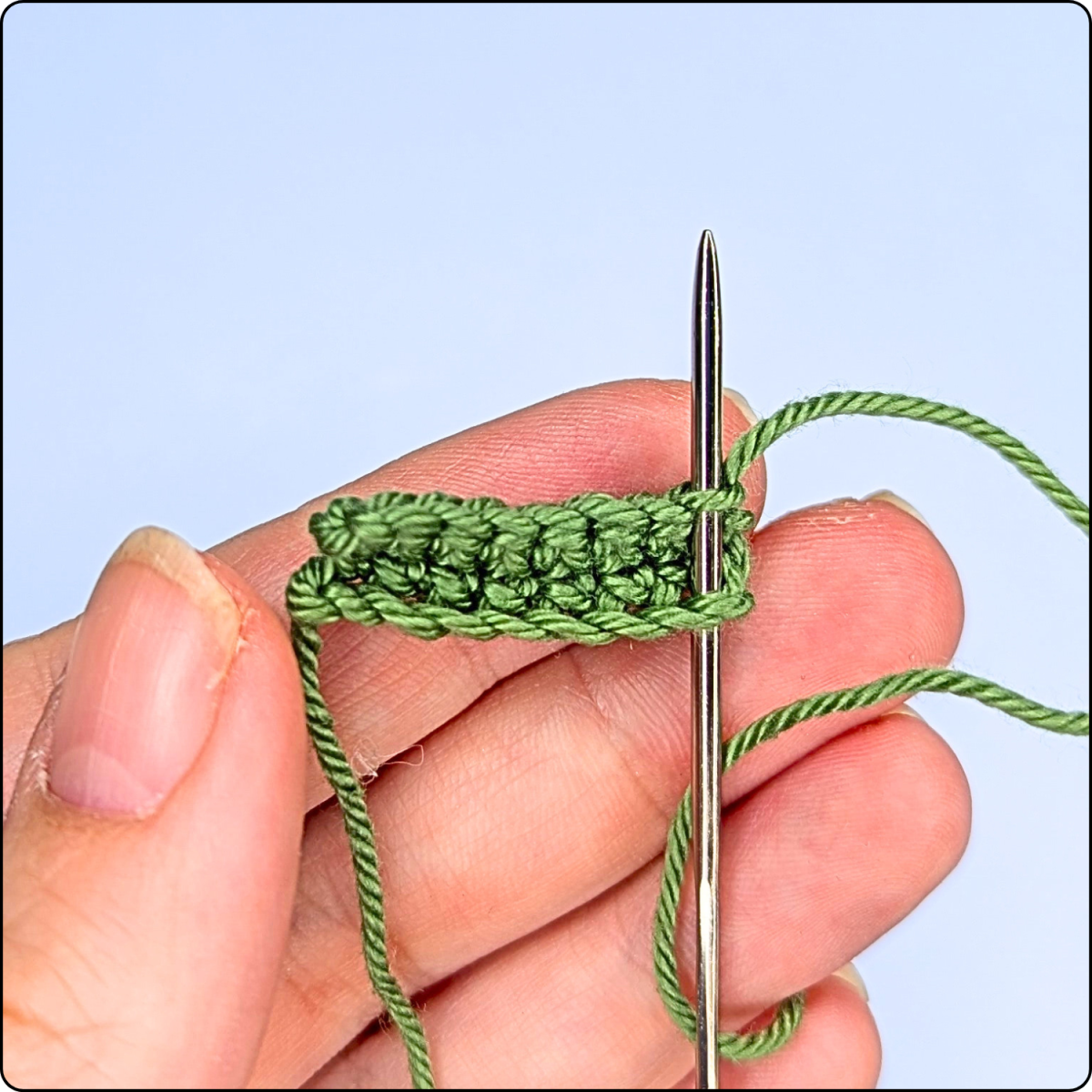 Blog content image for 'Free No-Sew Crochet Pattern: Avocado Keychain'