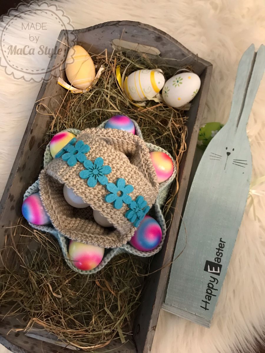 Blog-Inhaltsbild für 'Körbchen / Utensilo häkeln'