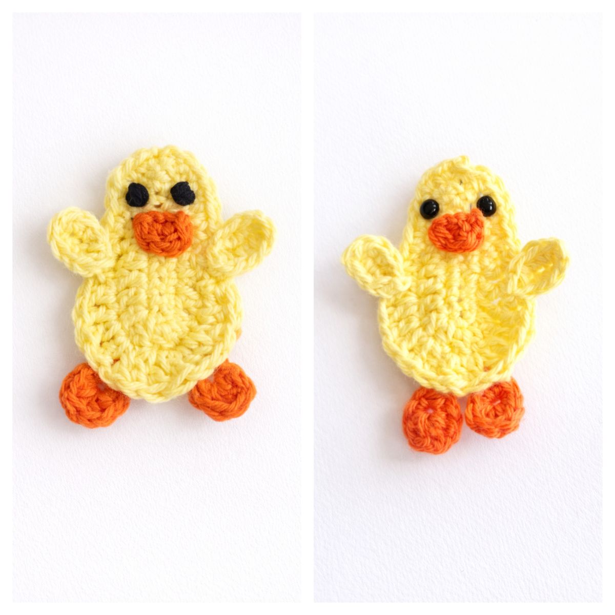Blog content image for 'Free Crochet Pattern for a Chick Applique'
